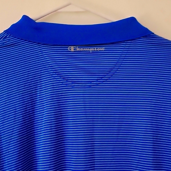 Champion polo shirt blue and white stripes - Picture 9 of 10
